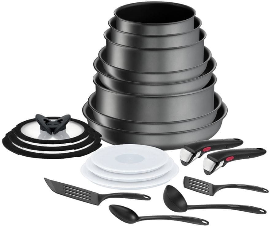 Tefal zestaw naczyń Ingenio Daily Chef ON L7619402 20 szt