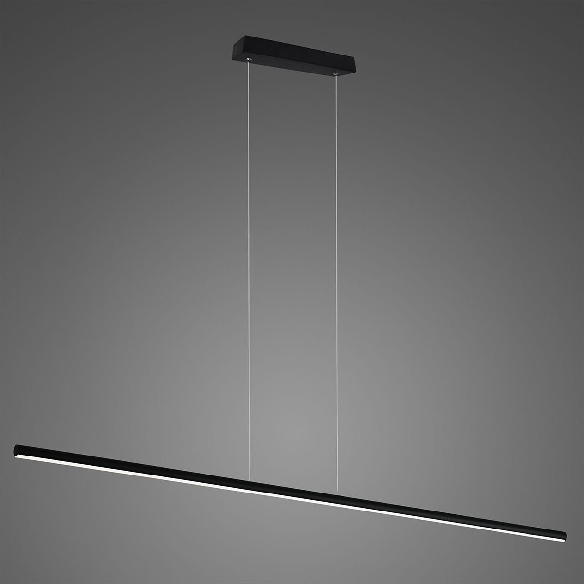 Altavola Design Lampa wisząca Nowoczesna lampa wisząca LED do jadalni Altavola LINEA No.1 LA089/P_100_3k_black_dimm LA089/P_100_3k_black_dimm