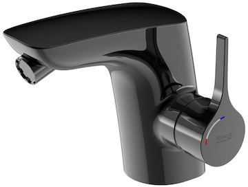 Roca Insignia Black Bateria bidetowa czarny połysk A5A6A3ACN0