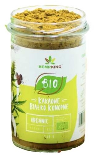 BIO białko konopne kakaowe 250g.