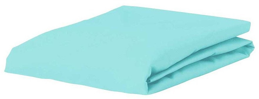 Esprit Gładkie prześcieradło na gumkę z jerseyu w kolorze turkusowym prześcieradło z gumką ekskluzywna pościel Esprit 90 x 200 cm 100018-103-025