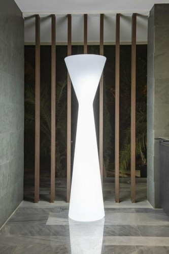 New Garden Lampa podłogowa KONIKA 170 CABLE biała KH.42036