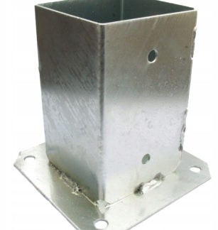 Podstawa słupa przykręcana, wspornik kotwa 80x80mm
