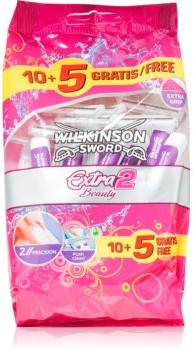 Wilkinson Sword Sword Extra 2 Beauty jednorazowa maszynka do golenia dla kobiet 15 szt