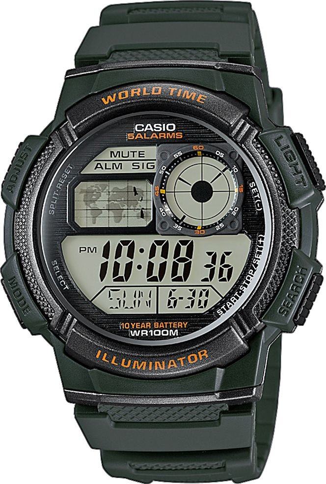 Casio Zegarek Zegarek męski AE-1000W-3AVEF 4549526112072