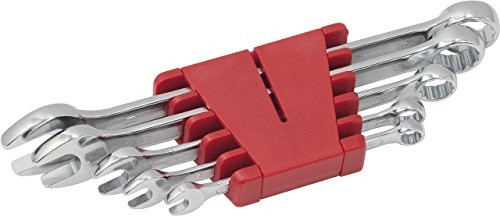 KS Tools 517.0045 zestaw kluczy płasko-oczkowych, abgew, 5-częściowy, 8  10  13  17  19 MM 517.0045