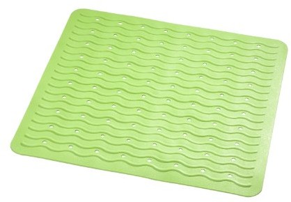 Ridder 683030-350 antypoślizgowa mata do wanny, zielony neonowy, 54 x 54 cm 684050-350