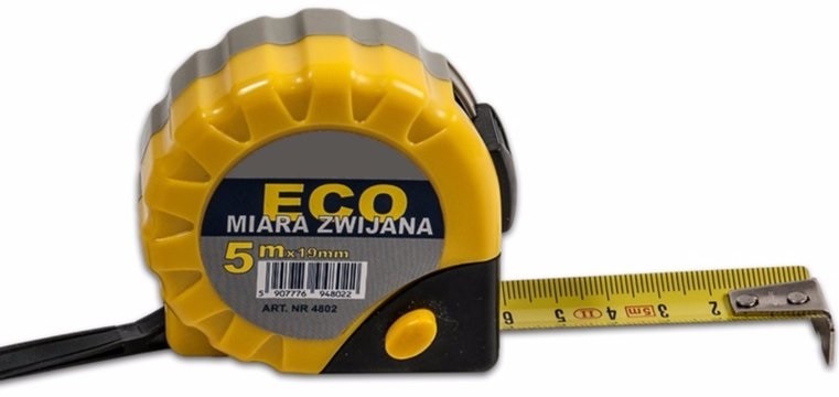 Miara Zwijana Taśma Z Blokadą Stalowa 2M Metr