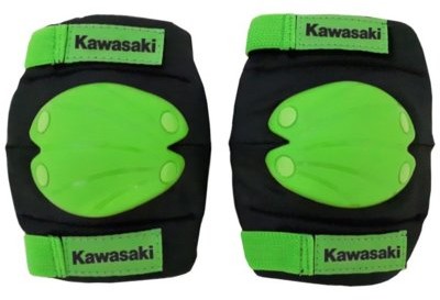 KAWASAKI Ochraniacze na łokcie i kolana KAWASAKI rozmiar M Zielony