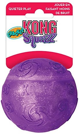 Kong squeezz Crackle Large piłki do gry w softball Dia. 7,6 cm