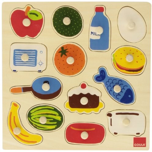Jumbo Gry Goula d53024 Puzzle, z drewna w i Out, 14 części