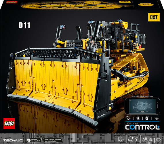 LEGO Technic 42131 Technic Sterowany przez aplikację buldożer Cat D11 42131