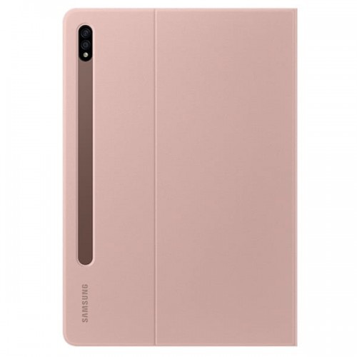 Samsung Antybakteryjne Etui Book Cover Galaxy Tab S7, miedziany brązowy 8806090612305