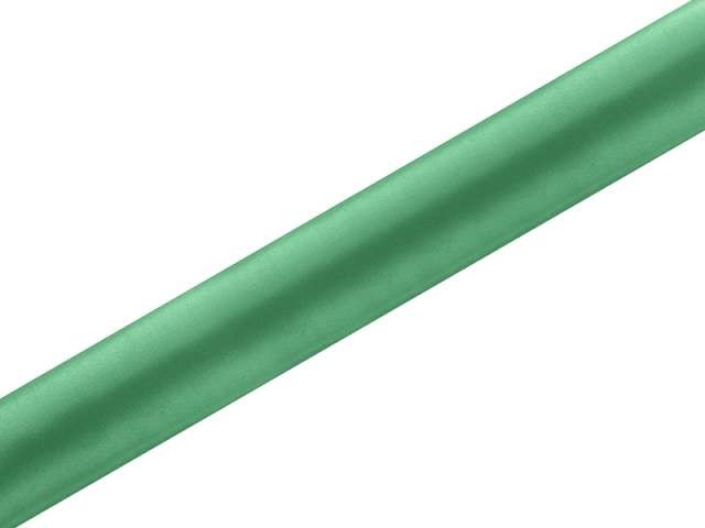 PartyDeco Satyna gładka, zielona butelkowa, 0,36 x 9 m SATR36-012B