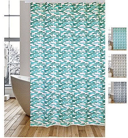 MSV zasłona prysznicowa Loft z poliestru 180 x 200 cm, niebieski, 30 x 20 x 15 cm 141753