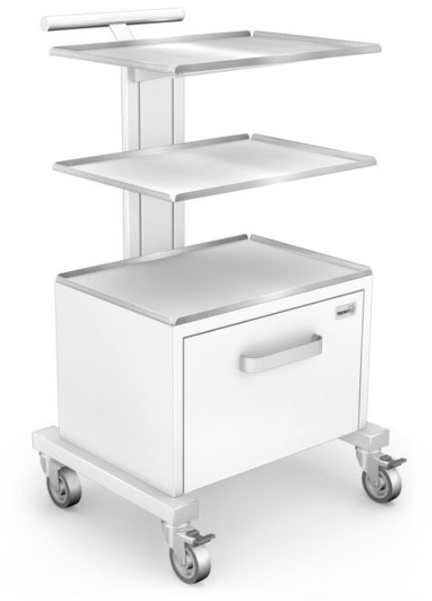 Ztm Tech-med B-04ST/A mobilny asystor medyczny z szufladą i blatami zabiegowymi ze stali kwasoodpornej B-04ST (A)