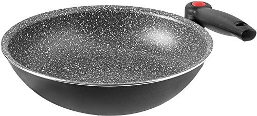 Brunner aluminiowe naczynia kuchenne patelnia patelnia typu wok Wok Pirate Pan  28 cm 0806096N