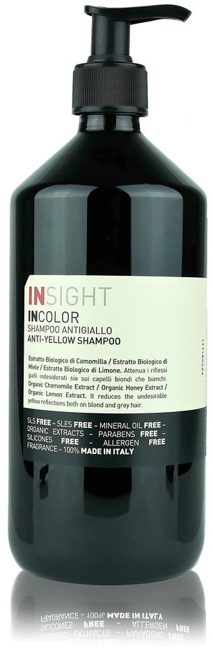Insight In Color, szampon do włosów niwelujący żółte refleksy, 1000 ml