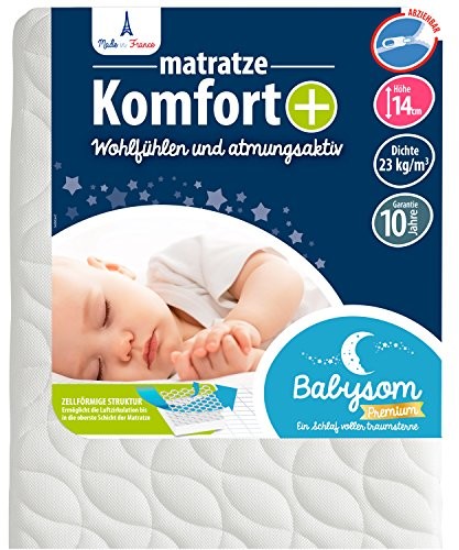 Babysom Materac przepuszczająca powietrze  60 x 120