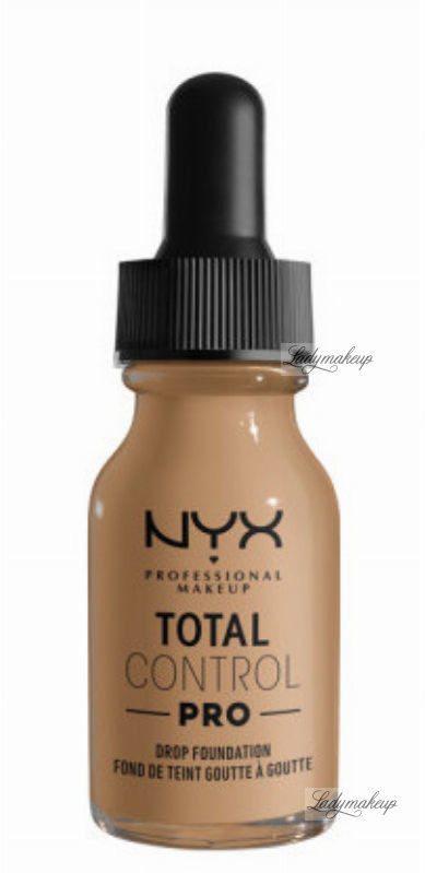 NYX Professional Makeup Professional Makeup - TOTAL CONTROL PRO - DROP FOUNDATION - Podkład do twarzy w kropelkach - 13 ml - 7.5 - SOFT BEIGE NYXTKML-13ML-21