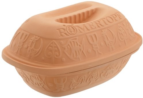 Römertopf Römer 2 garnków 109 05 termometr browarniczy  1,5 kg Wymiary: 30 x 19,5 x 15,5 cm, czerwony, czerwony, 30 cm 161334