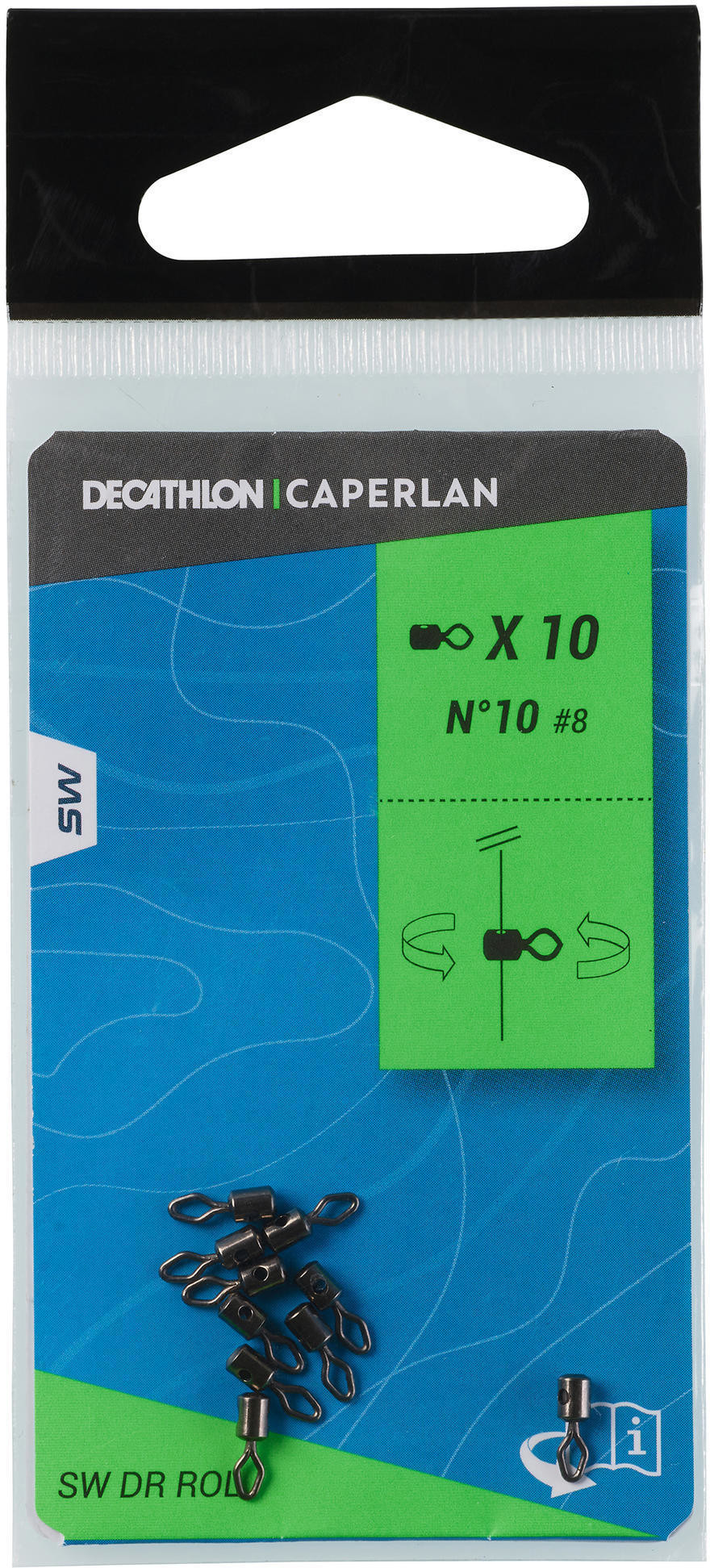 CAPERLAN Krętlik SW DR ROL nr 10 surfcasting Unisex
