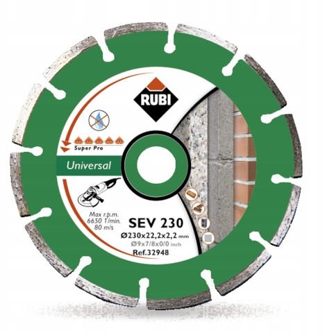 RUBI Tarcza Diamentowa Sev 230 Pro Beton Cegła