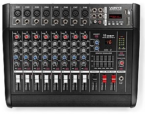 Vonyx Powermikser 8-kanałowy DSP/BT/SD/USB/MP3 Vonyx AM8A 172.574