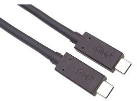 Фото - Кабель PremiumCord Kabel  Thunderbolt 3, 40Gbps, USB4, 0,5m  Czarny (ku4cx05bk)