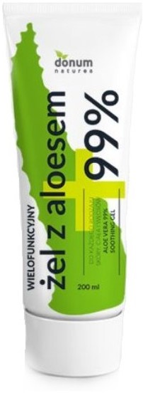 Donum Naturea ŻEL Z ALOESEM WIELOFUNKCYJNY 99% 200ml
