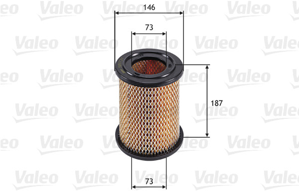 Valeo filtr powietrza okragly 585731 585731