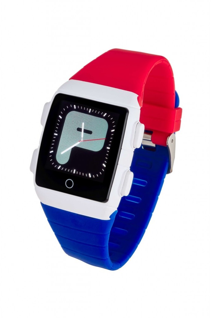 Garett Smartwatch 5 niebiesko-czerwony 3Y40E9 3Y40E9 SAM  ONE SIZE