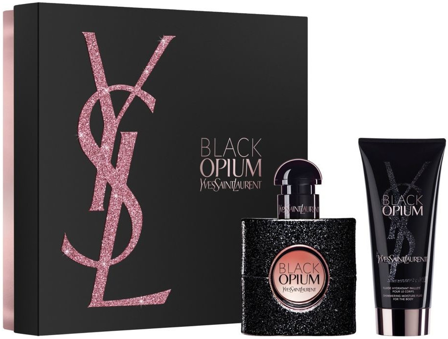 Yves Saint Laurent Black Opium zestaw - woda perfumowana 30 ml + balsam do ciała 50 ml YSL-BLO16