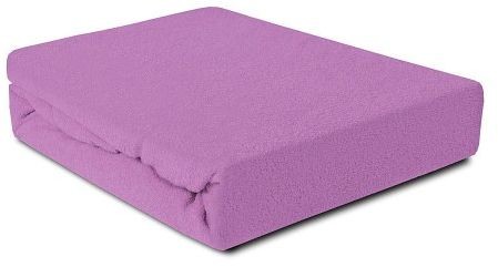 Darymex Prześcieradło Frotte z gumką wrzosowe 140x200 dx-140-pft-020