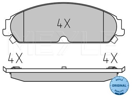 Wulf Gaertner Autoparts Zestaw klocków hamulcowych, hamulce tarczowe Wulf Gaertner Autoparts 025 241 6417/W