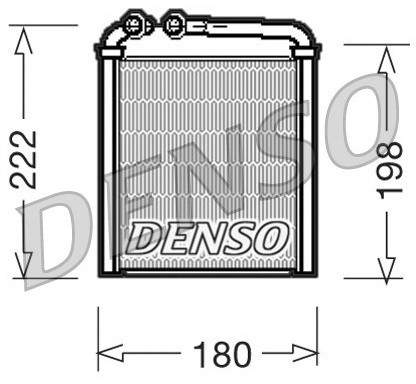 DENSO Wymiennik ciepła, ogrzewanie wnętrza DRR32005