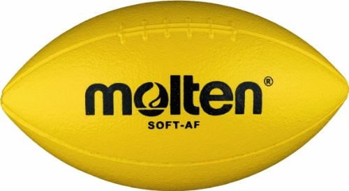 Molten Softball Soft-AF piłka do futbolu amerykańskiego, żółta, 270 mm Soft-AF