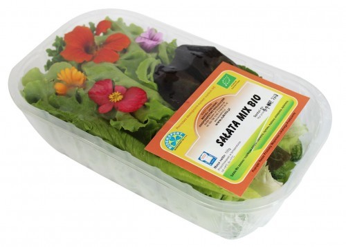 ŚWIEŻE (owoce, warzywa, grzyby) - tacki i sztuki MIX SAŁAT ŚWIEŻY BIO (POLSKA) (około 120 g) BP-5902488069843
