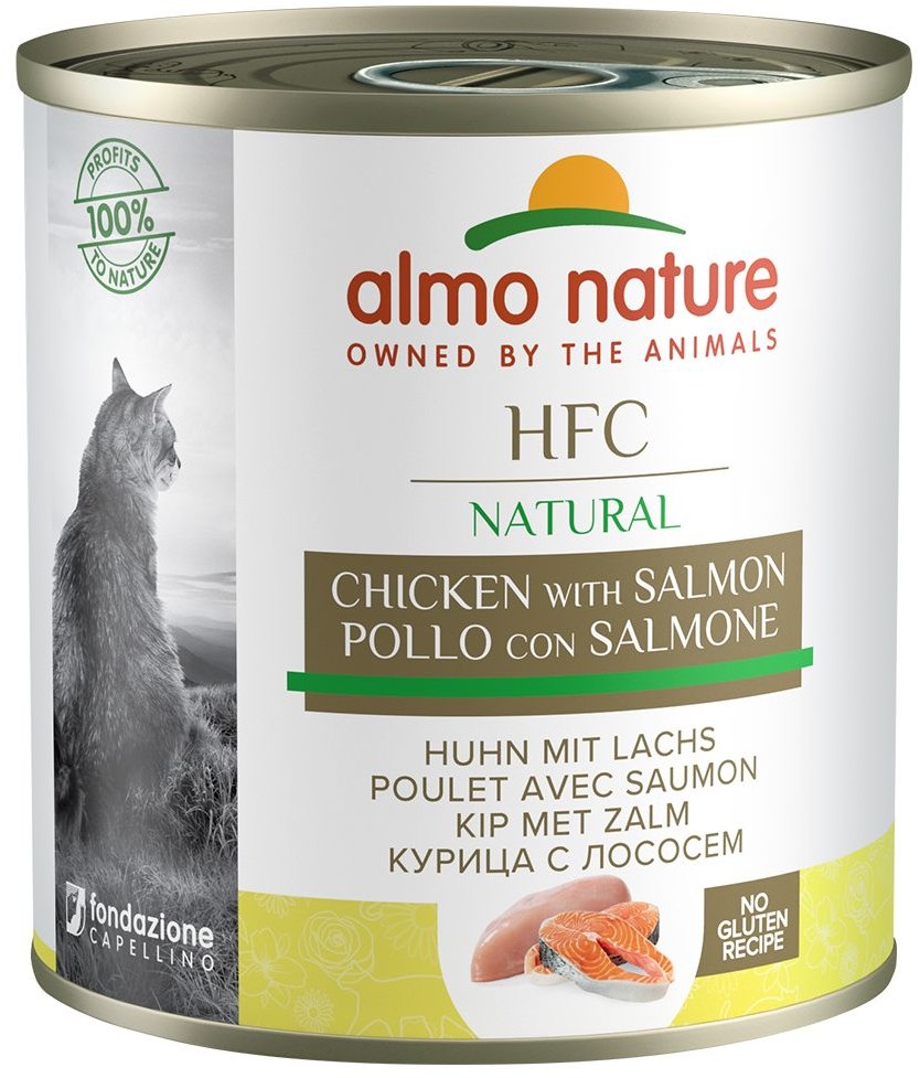 Almo Nature Classic HFC, 12 x 280 g - Tuńczyk i krewetki