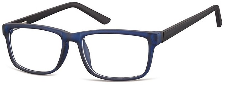 Sunoptic Okulary Zerówki oprawki CP157B granatowo-czarne CP157B