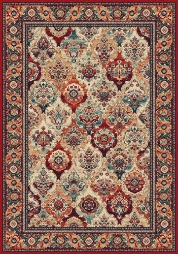 Agnella Brintons Dywan polski Isfahan FORENZA bordo wełna 809B-102F7