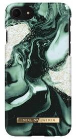Ideal of Sweden Obudowa dla telefonów komórkowych Fashion na Apple iPhone 8/7/6/6S/SE 2020 Golden Olive Marble IDFCAW21-I7-320