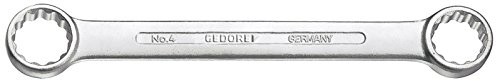 Gedore 4 klucze podwójne oczkowe proste profilem UD 6055060