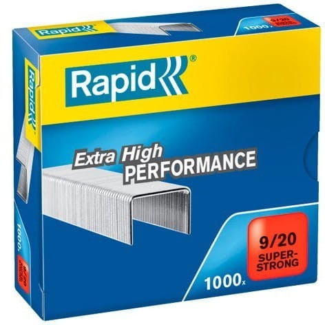 Rapid Zszywki 9/20 1M 1000szt Strong 24871700