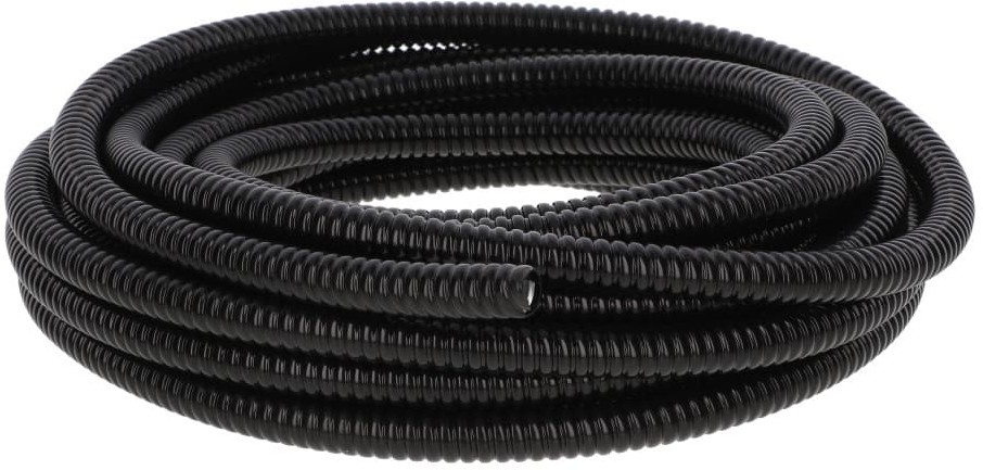 Ergom Rura ochronna stalowa pokryta PCV WOT 9 czarna E03DK-10030202201 10m