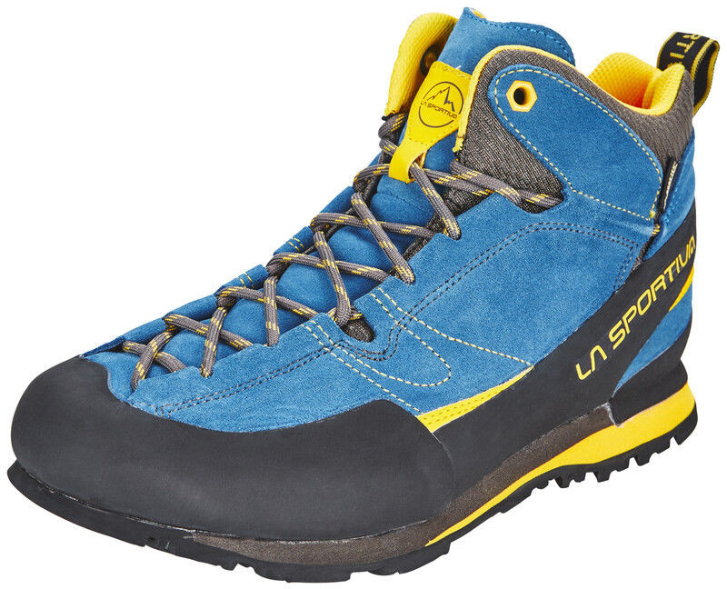 La Sportiva Boulder X Mid Buty Mężczyźni, blue/yellow EU 44 2020 Buty podejściowe 17EBY-44