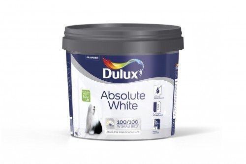 Dulux Farba Absolute White 9 l