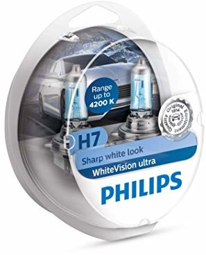 Philips 12972WVUSM WhiteVision ultra Xenon Efekt H4 lampa reflektorowa, 4.200K, podwójny zestaw, liczba 2