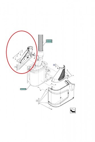 NEW HOLLAND CASE Osłona tłumika CNH 47733002 47733002