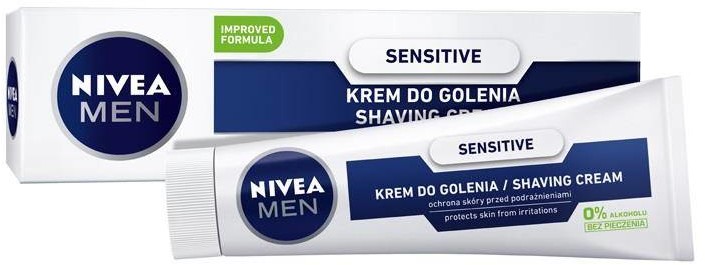 Nivea Men Sensitive łagodzący krem do golenia 100ml 94007-uniw